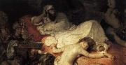 Eugene Delacroix The Death of Sardanapalus oil painting reproduction